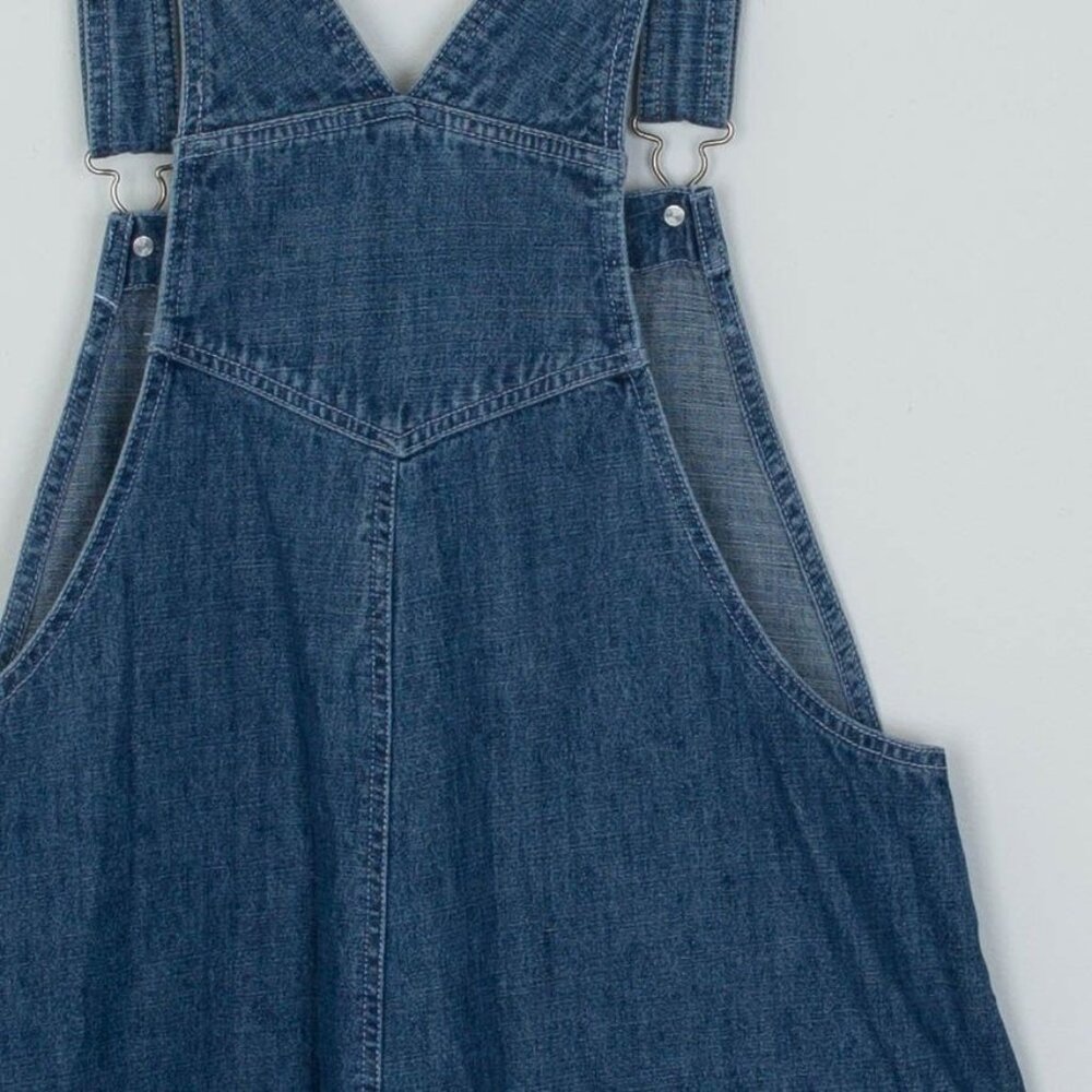Vintage‎ Disney Womens Overalls Denim Shortalls Shorts Size L Blue Mickey Mouse - Picture 9 of 10